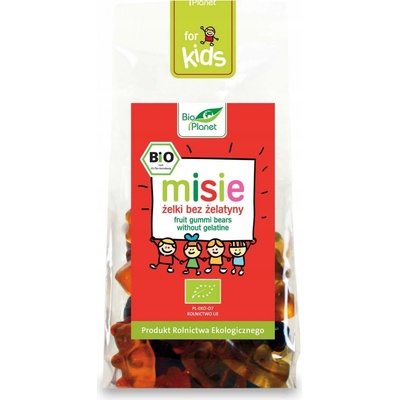 Bio Planet Gumoví medvídci bez želatiny BIO 100 g