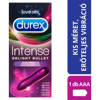 Image 1 of Durex Intense Delight Bullet - малък вибратор пуля (лилав)