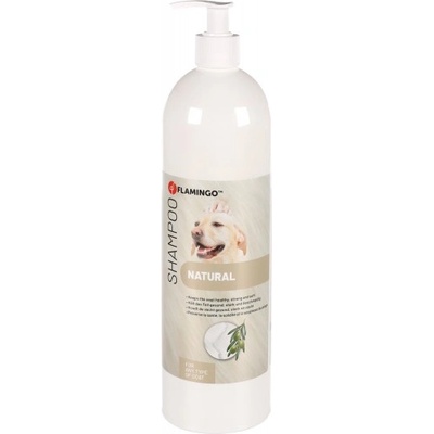 FLAMINGO Shampoo Olive oil - Крем-шампоан с Маслиново масло за здрава, силна и мека козина - 1 лит, Белгия - 1030844