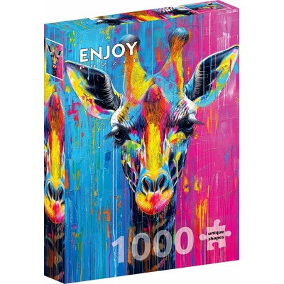 ENJOY Maľovaná žirafa 1000 dielov