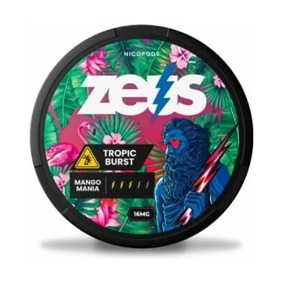 Zeus nikotinové sáčky tropic burst 16,5 mg/g 20 ks
