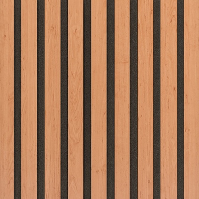 Archo - Akustický panel Design line CPL Olše na černém HDF 2600 x 400 x 21 mm