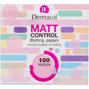 Dermacol Matt Control matující papírky na obličej 100 ks
