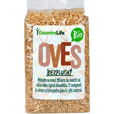 Country Life Bio Oves bezpluchý 0,5 kg