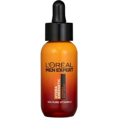 Men Expert Hydra Energetic Vitamin C Shot Serum озаряващ и изглаждащ серум за лице 30 ml за мъже