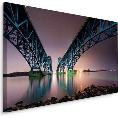 MyBestHome BOX Plátno Most South Grand Island Bridge V Usa Varianta: 100x70