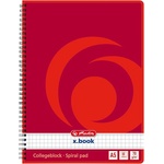 Herlitz College A5 80-странична тетрадка със спирала и карирана корица 00297531 (00297531)