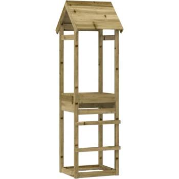 vidaXL Кула за игра 53x46, 5x194 см импрегнирана борова дървесина (826528)