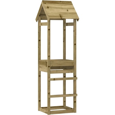 vidaXL Кула за игра 53x46, 5x194 см импрегнирана борова дървесина (826528)