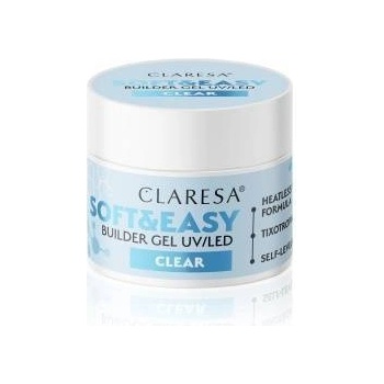 Claresa Nail Building Gel Soft&Easy Builder - Clear 90g