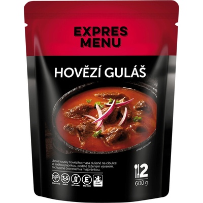 EXPRES MENU Hovězí guláš 600 g – Zboží Dáma