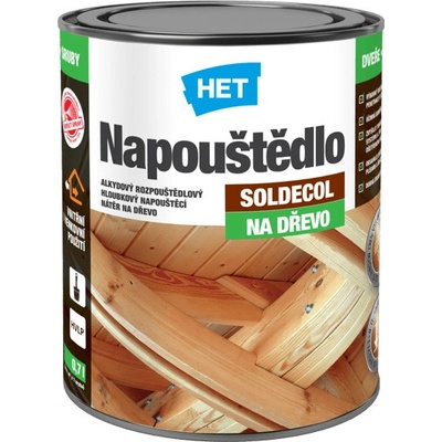 HET SOLDECOL Napouštědlo na dřevo 0.7 l
