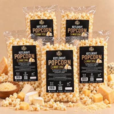 SnackAir Popcorn 4 sýry (párty balík) 5 x 1,7 l