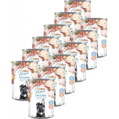 Calibra Dog Verve GF Junior Turkey & Lamb 12 x 400 g