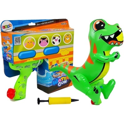 Lean Toys veľká nafukovacia pištoľ dinosaura