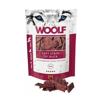 WOOLF Classic poch. Soft Strips of Duck 100 g