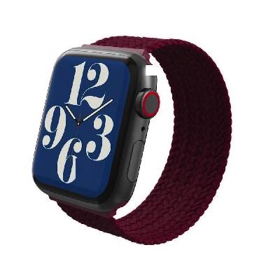 Gear4 Braided Sport Band Size M - текстилна каишка за Apple Watch 38мм, 40мм, 41мм (бордо)