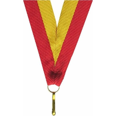 Stuha na medailu 11 mm yellow/red