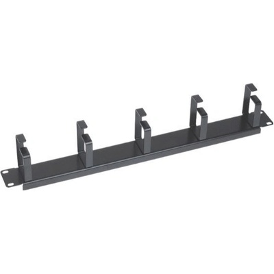 Vyvazovací panel XtendLan CMP1USTEEL-570 Vyvazovací panel, 1U, 5 kovových úchytů, 70mm výška úchytů CMP1USTEEL-570