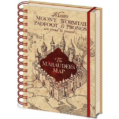 Pyramid Тетрадка A5 The Marauders Map Harry Potter (LU461048)