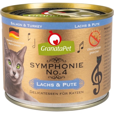 GranataPet Symphonie Losos a morčacie 6 x 200 g