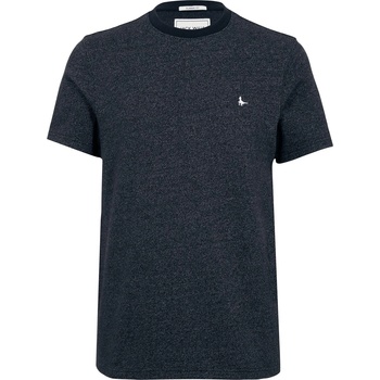 Image 1 of Jack Wills Тениска Jack Wills Men's JW Siro Ribbed Regular Fit T-Shirt - Black/White