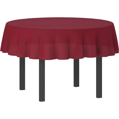 vidaXL Плат за маса 5 бр. Кръгла Виненочервен Ø 160 cm (42040379)