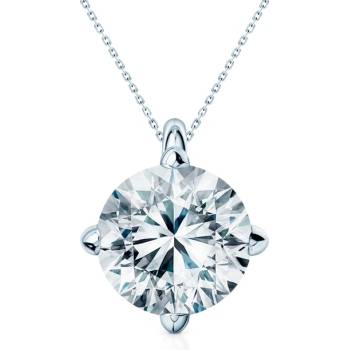 SAVICKI Колие The Light: бяло злато, диамант