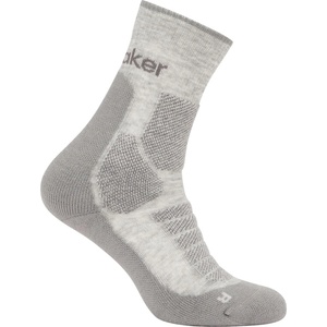 Icebreaker Дамски туристически чорапи Icebreaker Women's Merino Hike+ Heavy Crew Walking socks - Blizzard Heather / Alloy - размер 35-37 (EU) (201-9234-0211)
