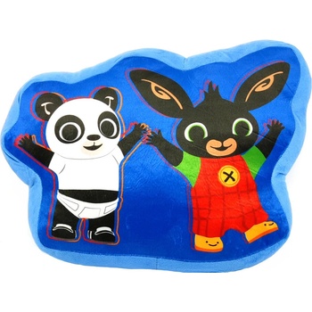 Setino Tvarovaný 3D vankúš vankúš zajačik Bing a Flop 36x26