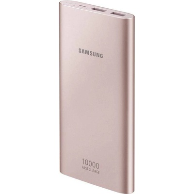 Samsung ULC Fast Charge Power Bank 10000 mAh (MicroUSB) EB-P1100BP - външна батерия с 2хUSB и MicroUSB изходи (розов)