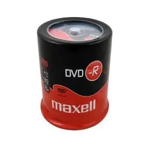 Maxell DVD-R MAXELL, 4, 7 GB, 16x, 100 бр. CAKE BOX (ML-DDVD-R4.7-100PK)