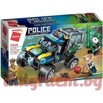 Qman Конструктор qman Спасител за гигантски панди 1920 (q1920)