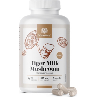 MycoWay Tiger Milk Mushroom 300 mg - 90 капсули