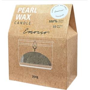 Emocio Pearl wax Cashmere Green ароматна свещ 350 гр