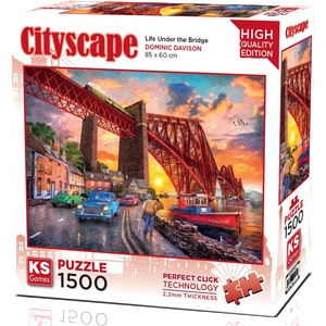 KS Games - Puzzle Davison: Forth Bridge At Sunset - 1 500 piese