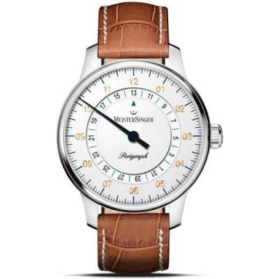 MeisterSinger Perigraph BM1101G - Hnědý kožený řemínek