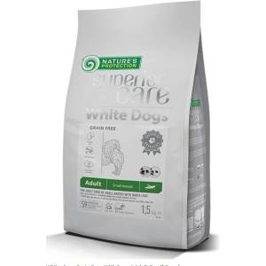 Nature's Protection Nature' s Protection, суха храна за бели кучета от малките породи, 1, 5кг
