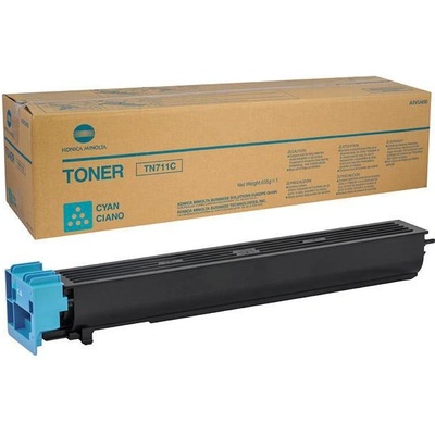Konica Minolta TN711C, A3VU450 лазурен (cyan) оригинален тонер (A3VU450)