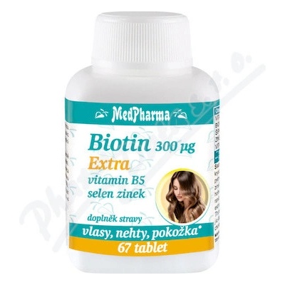 MedPharma Biotin 300mcg Extra 67 tabliet