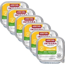 Animonda Integra Protect dog Sensitive morčacie s paštrnákom 6 x 150 g