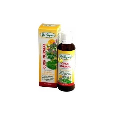 Dr.Popov Kapky bylinné Cukr normal 100 ml