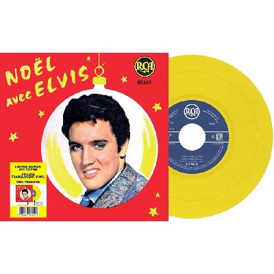 Elvis Presley - Noël Avec Elvis (Limited Edition) (Yellow Translucent Coloured) (EP) (3700477837204)