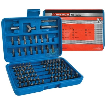 PREMIUM Накрайници 100ч комплект Premium 34047