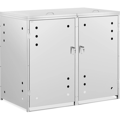 Ulsonix Кутия за съхранение на контейнери - 2 x 240 л - отвори за въздух (ULX-240-1)