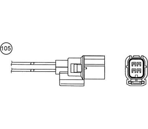 Lambda sonda NGK OZA635-H1