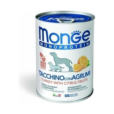 Monge Monoprotein Fruits Adult Turkey 400 g
