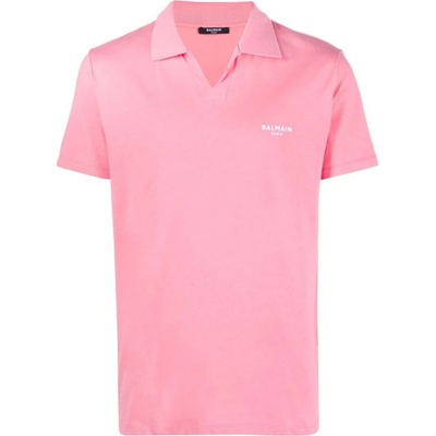 Balmain Paris Wingtip Polo tričko pink