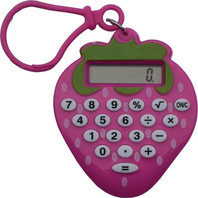 GTUP Kalkulačka pro děti JAHODA růžová GT-24PINK