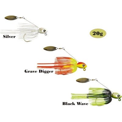 Black Cat Spin Jig black wave 30g
